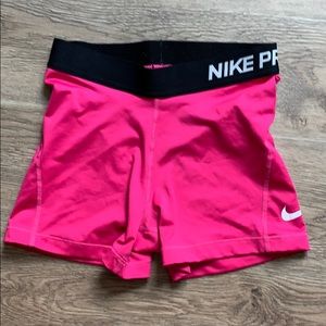 Nike Bootie shorts in hot pink Adult small
